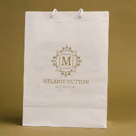 Maßgeschneiderte Monogramm, kleine Unternehmen Gummistempel