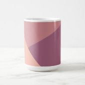 Maßgeschneiderte Monogramm-Tasse, moderne rosa tri Kaffeetasse (Mittel)