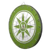 Maßgeschneiderte Monogramm- und Farbdartenplatine Dartscheibe (Vorderseite rechts)