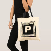 Maßgeschneiderte Monogramm- und Farbtaschen Tragetasche (Vorderseite (Produkt))