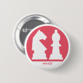 Maßgeschneiderte Monogramm- und Farbtasten CHESS Button (Vorne & Hinten)