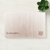 Maßgeschneiderte Monogramm-Vorlage Post-it Klebezettel (Büro)