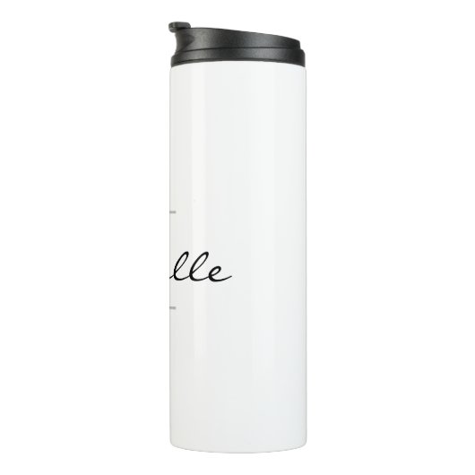 Maßgeschneiderte monogramm-Wärmeschrumpfschläuche Thermosbecher (Nach rechts gedreht)