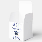 Maßgeschneiderte Monogramme und Abschluss Jahr Bla Geschenkschachtel (Geöffnet)