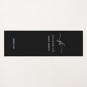 Maßgeschneiderte Monographie Yogamatte (Rückseite (Horizontal))