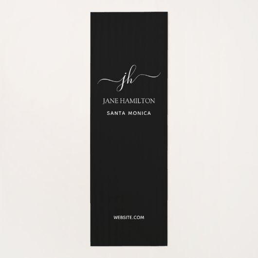 Maßgeschneiderte Monographie Yogamatte (Rückseite)