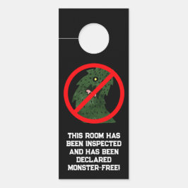 Maßgeschneiderte monsterfreie Zimmertür Türanhänger