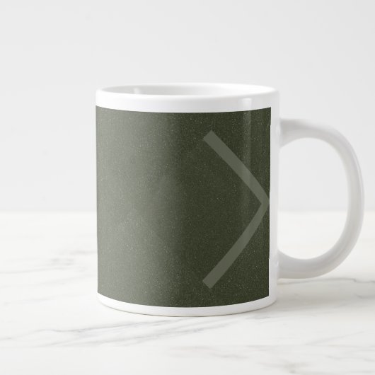 Maßgeschneiderte Moos Green Moderne Tasse (Rechts)
