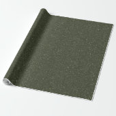 Maßgeschneiderte Moosgrün-Speckling-Wrap Geschenkpapier (Ungerollt)