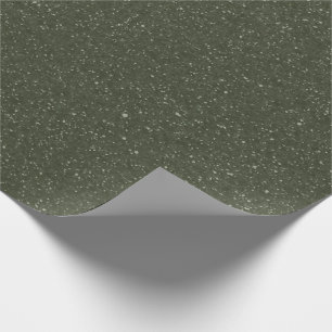 Maßgeschneiderte Moosgrün-Speckling-Wrap Geschenkpapier
