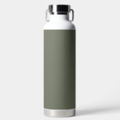 Maßgeschneiderte Moosgrüne Flasche (Vorderseite)