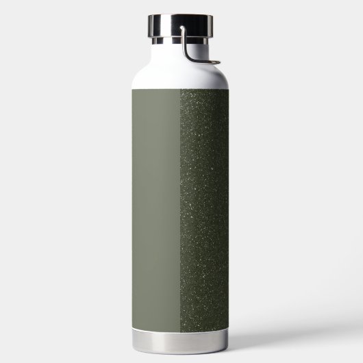 Maßgeschneiderte Moosgrüne Flasche (links)