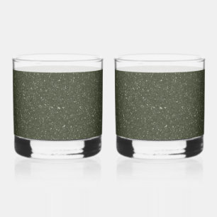 Maßgeschneiderte Moosgrüne Speckgläser (2 Stk.) Whiskyglas