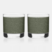 Maßgeschneiderte Moosgrüne Speckgläser (2 Stk.) Whiskyglas (Rückseite)
