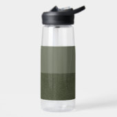 Maßgeschneiderte Moosgrüne Strahlflasche Trinkflasche (Links)