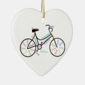 Maßgeschneiderte Motivierend Wörter für Fahrräder Keramik Ornament (Rechts)