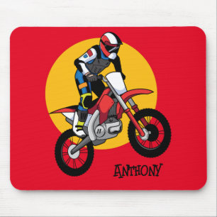 Maßgeschneiderte Motorrad-Gel-Mauspad für Dirt Bik Mousepad