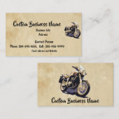 Maßgeschneiderte Motorradreparaturteile Visitenkarte (Vorne/Hinten)