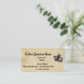 Maßgeschneiderte Motorradreparaturteile Visitenkarte (Stehend Vorderseite)