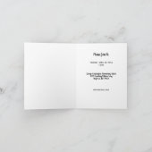 Maßgeschneiderte Musical Event School Church Einladung (Innenseite)