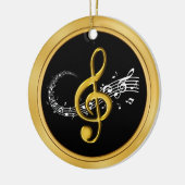 Maßgeschneiderte Musiknote Ornamente BULK oder Kau (Links)