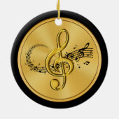 Maßgeschneiderte Musiknote Ornamente BULK oder Kau (Hinten)