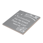 Maßgeschneiderte MUSIKNOTEN Modernes Grau Christli Fliese (Seite)