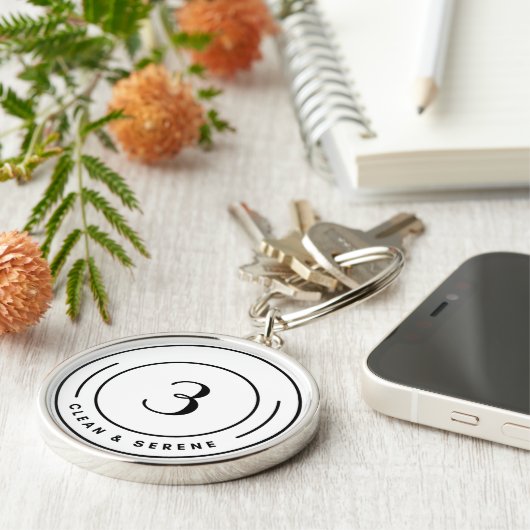 Maßgeschneiderte NA-Sauberkeit und Erholung-Jubilä Schlüsselanhänger (Seite)