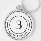 Maßgeschneiderte NA-Sauberkeit und Erholung-Jubilä Schlüsselanhänger (Vorne)