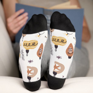 Maßgeschneiderte nachhaltige Premium-Crew-Socke Socken