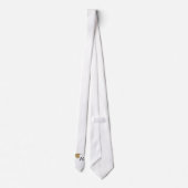 Maßgeschneiderte Necktie für Gold Graduation Cap & Krawatte (Rückseite)