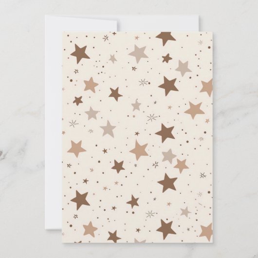 Maßgeschneiderte Neutral unsere kleine Bärendusche Einladung (Rückseite)