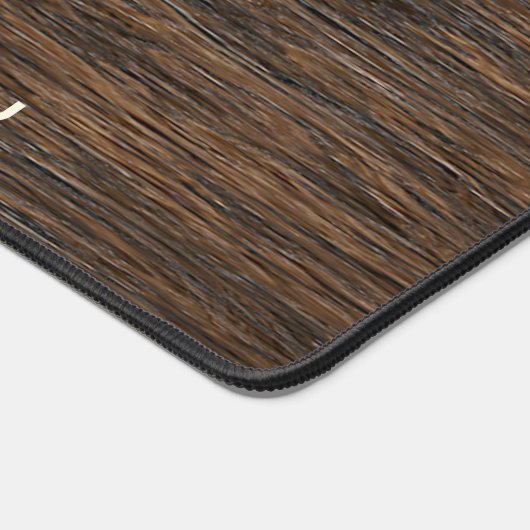 Maßgeschneiderte neutrale Streifen Art auf Imitat  Schreibtischunterlage (Ecke)