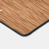 Maßgeschneiderte neutrale, warme braune Streifen A Schreibtischunterlage (Ecke)