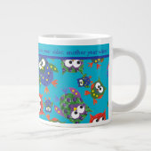 Maßgeschneiderte Niedlich Owls Jumbo-Tasse (Rechts)