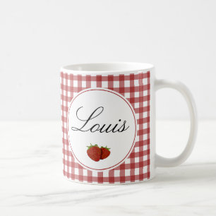 Maßgeschneiderte Niedliche Erdbeere Kaffeetasse