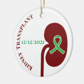 Maßgeschneiderte Nierentransplantation Keramik Ornament (Links)