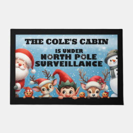 Maßgeschneiderte Nordpol-Überwachungskamera Fußmatte