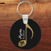 Maßgeschneiderte Note Schlüsselanhänger (Vorderseite)