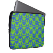 Maßgeschneiderte Notebook-Ärmel für das blaue/Limo Laptopschutzhülle (Vorne Rechts)