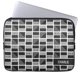 Maßgeschneiderte Notebook-Ärmel für geometrische Q Laptopschutzhülle