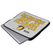 Maßgeschneiderte Notebook-Ärmel für Monogramm Laptopschutzhülle (Vorne Knopf)