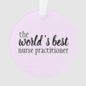 Maßgeschneiderte Nurse Practitioner-Ornament Ornament (Vorderseite)