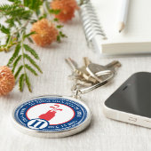 Maßgeschneiderte OM NA Golf Sucht Erholung Token C Schlüsselanhänger (Seite)