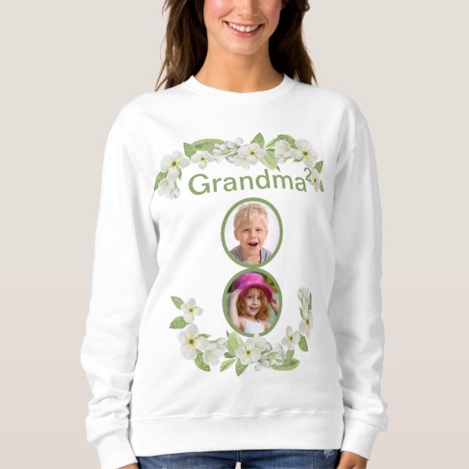 Maßgeschneiderte Oma von 2 Sweatshirt (Vorderseite)