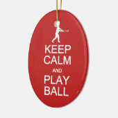 Maßgeschneiderte Ornamente behalt & Play Ball (Links)
