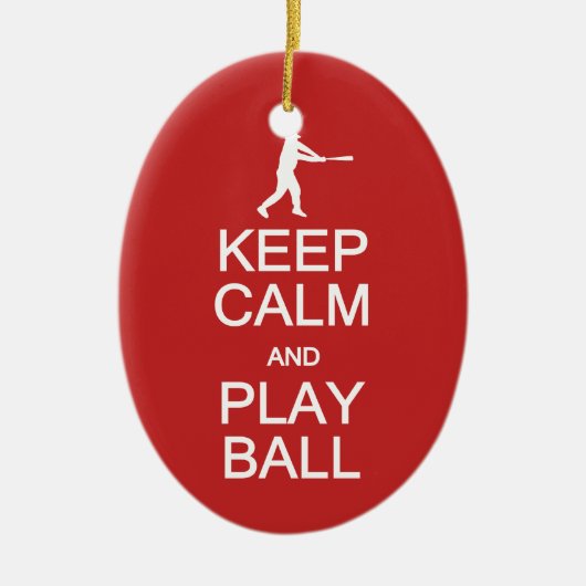 Maßgeschneiderte Ornamente behalt & Play Ball (Vorne)