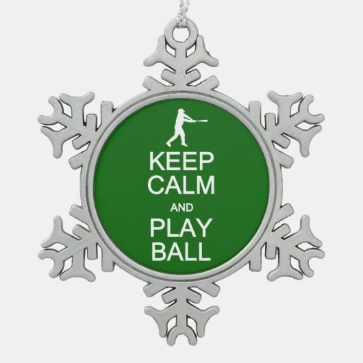 Maßgeschneiderte Ornamente behalt & Play Ball (Vorderseite)
