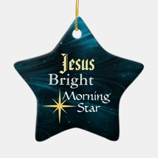 Maßgeschneiderte Ornamente für Jesus Morning Star (Vorne)