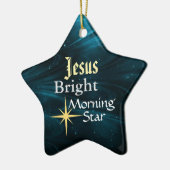 Maßgeschneiderte Ornamente für Jesus Morning Star (Links)